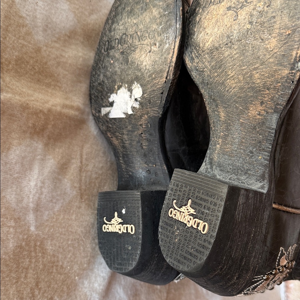 Old Gringo Black and Cream shooter boots - Picture 10 of 10